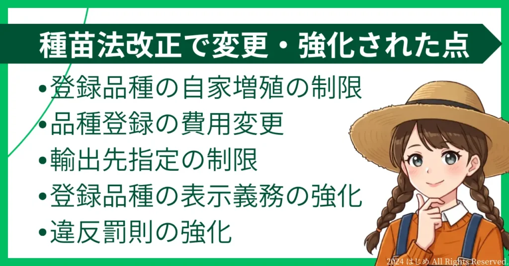 種苗法改正で変更された点　アイキャッチ