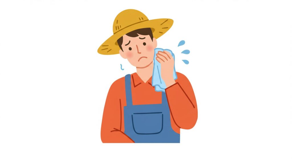 首やワキの下などを冷やす
