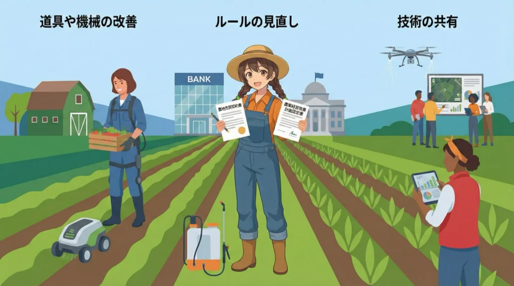 国際女性農業従事者年が目指すゴール:女性が働きやすいと幸福度も高まる